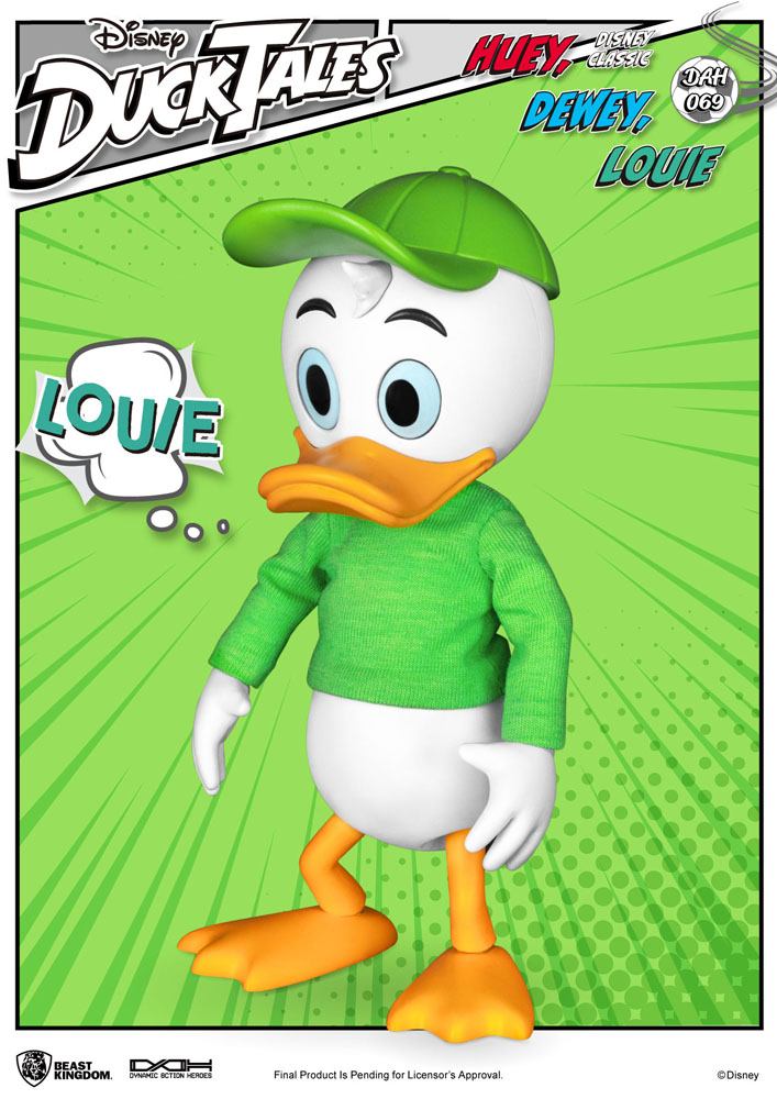 DuckTales Dynamic 8ction Heroes Action Figure 3-Pack Huey, Dewey & Louie 10 cm
