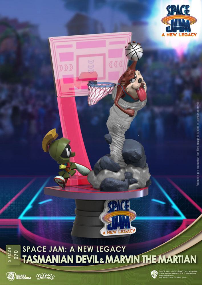 Space Jam: A New Legacy D-Stage PVC Diorama Tasmanian Devil & Marvin The Martian Standard Ver. 15 cm