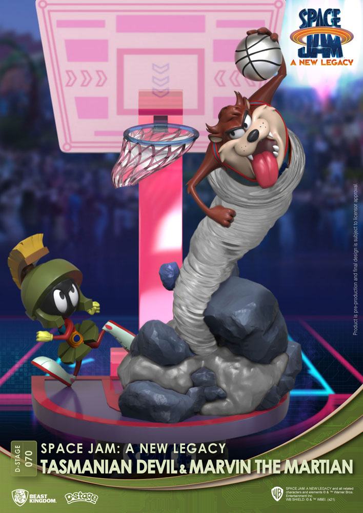 Space Jam: A New Legacy D-Stage PVC Diorama Tasmanian Devil & Marvin The Martian Standard Ver. 15 cm