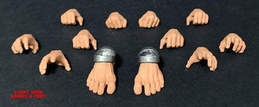 Mythic Legions: Arethyr Action Figure Accessory Light Skin Hands & Feet
