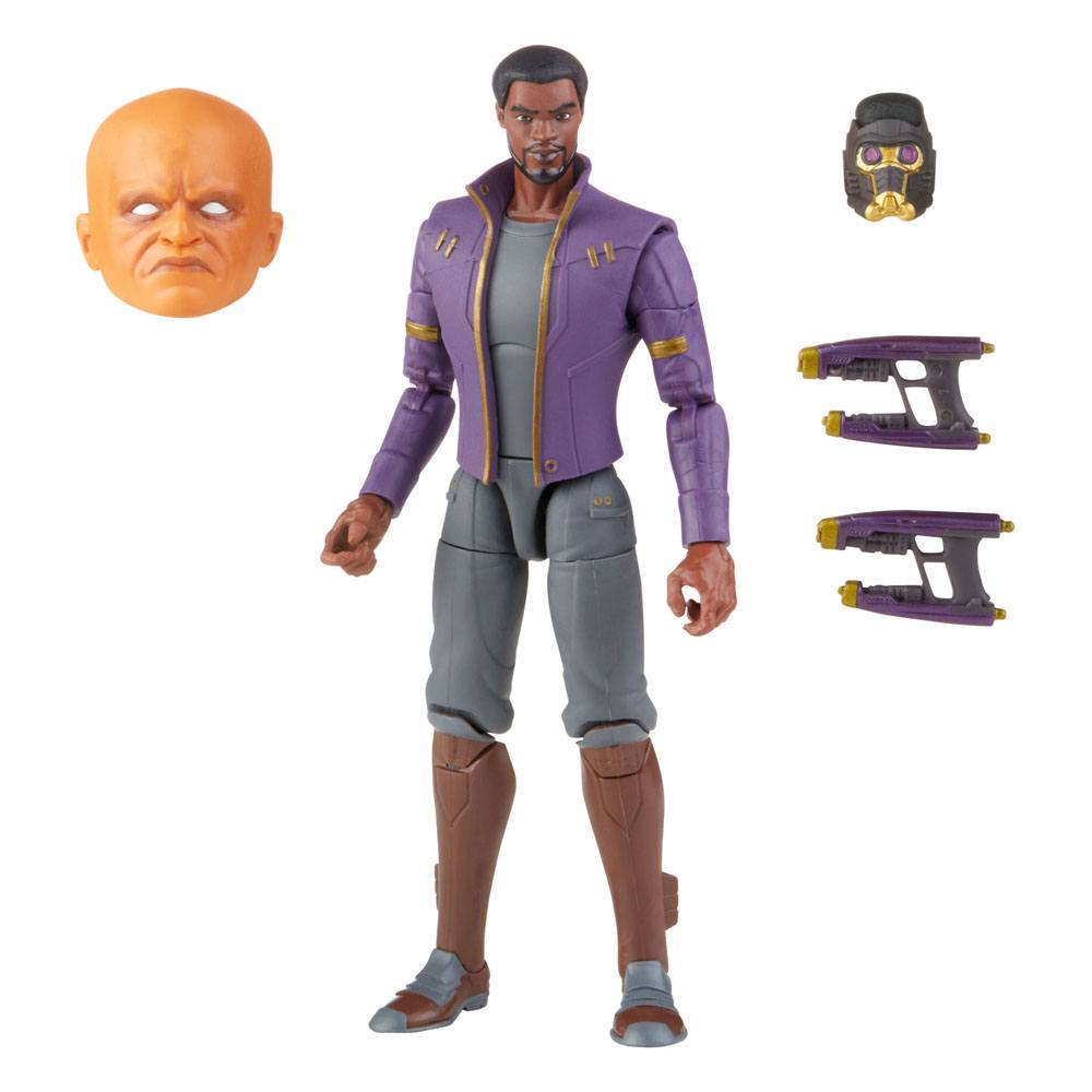 Avengers Disney Plus Marvel Legends Series Action Figures 15 cm 2022 Wave 1 T'challa Star-Lord (What If...?)