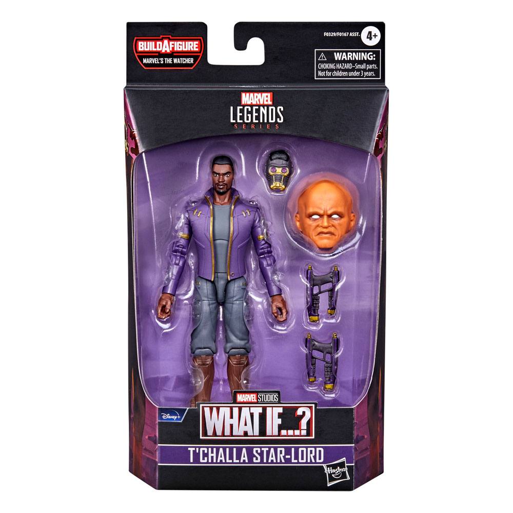 Avengers Disney Plus Marvel Legends Series Action Figures 15 cm 2022 Wave 1 T'challa Star-Lord (What If...?)