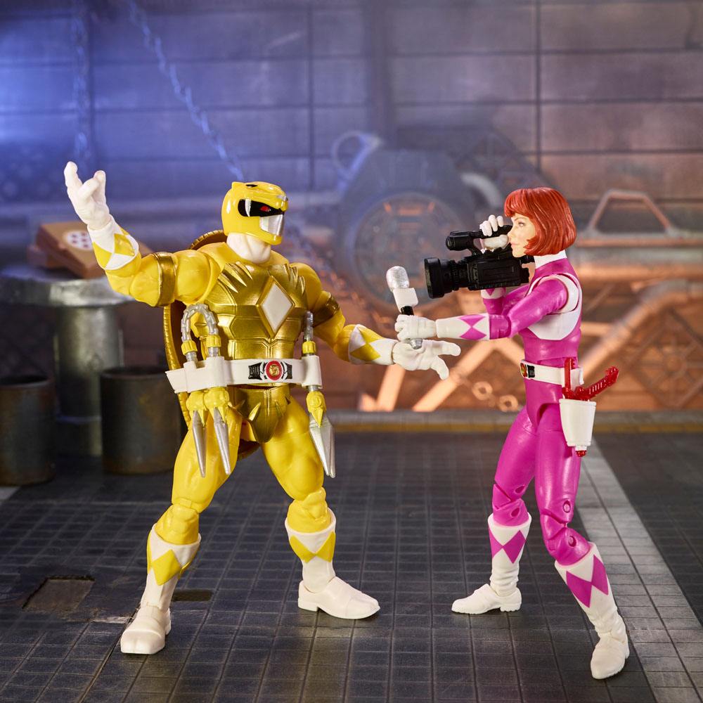 Power Rangers x TMNT Lightning Collection Action Figures 2022 Morphed April O´Neil & Morphed Michelangelo
