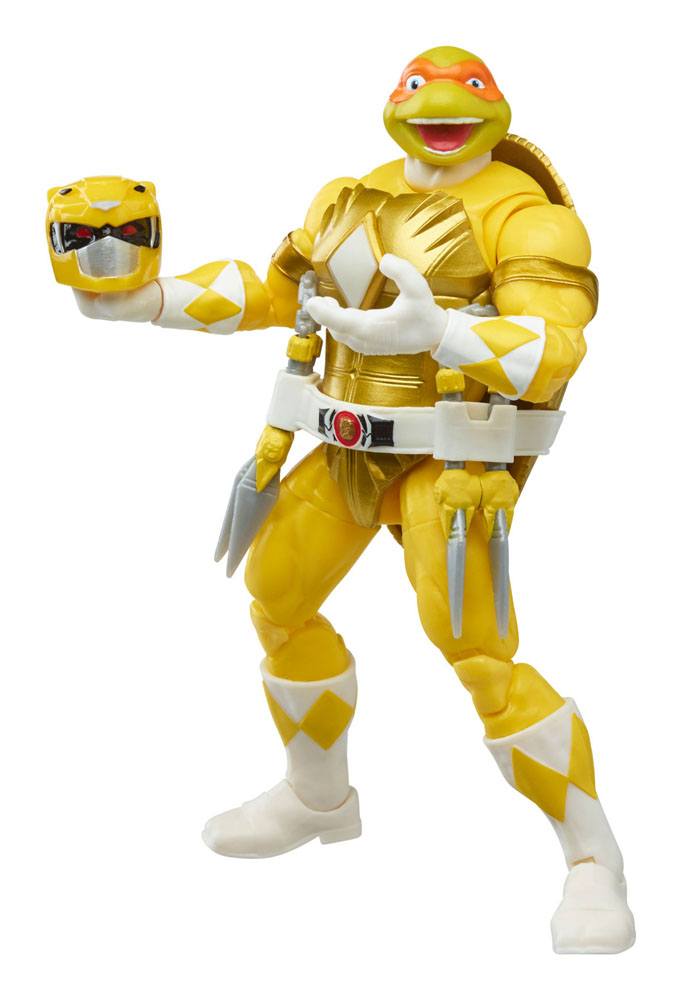 Power Rangers x TMNT Lightning Collection Action Figures 2022 Morphed April O´Neil & Morphed Michelangelo