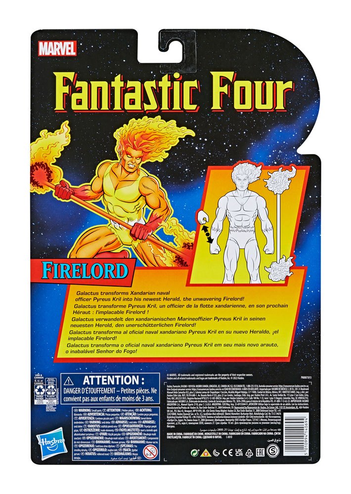 Fantastic Four Marvel Legends Series Action Figure 2022 Firelord 15 cm