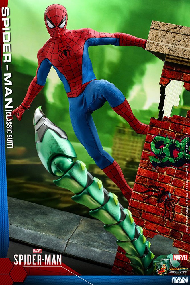 Marvel's Spider-Man Video Game Masterpiece Action Figure 1/6 Spider-Man (Classic Suit) 30 cm