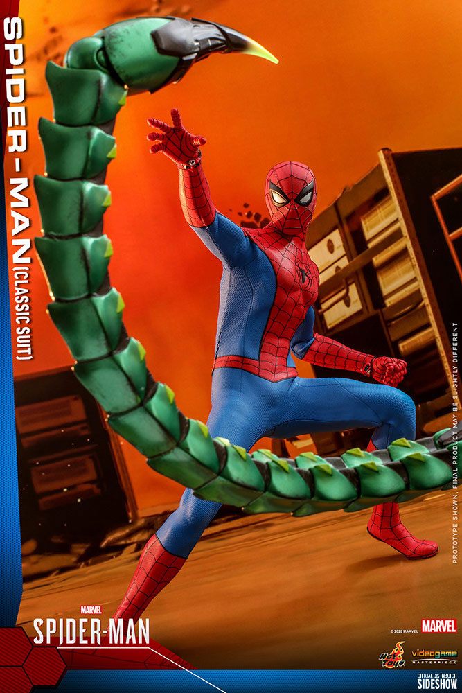 Marvel's Spider-Man Video Game Masterpiece Action Figure 1/6 Spider-Man (Classic Suit) 30 cm