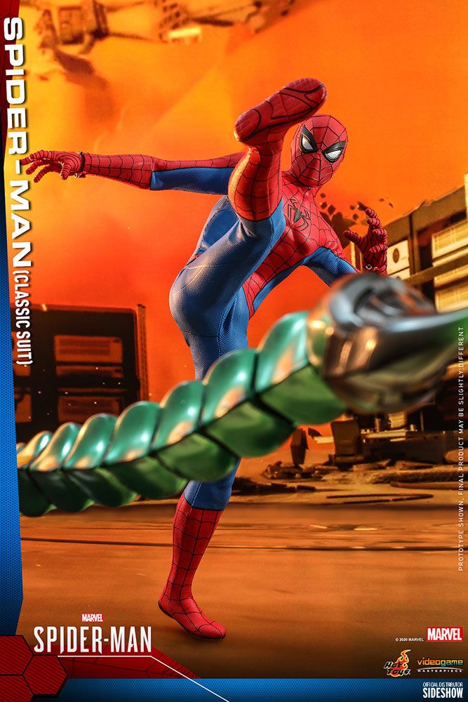 Marvel's Spider-Man Video Game Masterpiece Action Figure 1/6 Spider-Man (Classic Suit) 30 cm
