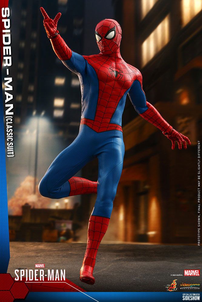 Marvel's Spider-Man Video Game Masterpiece Action Figure 1/6 Spider-Man (Classic Suit) 30 cm