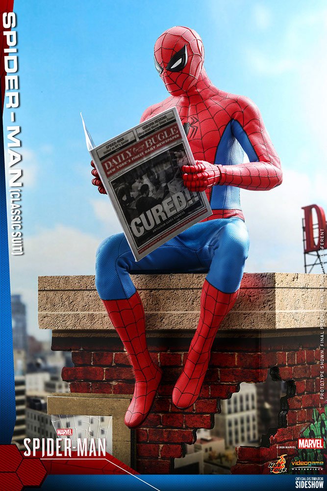 Marvel's Spider-Man Video Game Masterpiece Action Figure 1/6 Spider-Man (Classic Suit) 30 cm