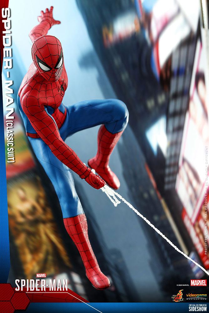 Marvel's Spider-Man Video Game Masterpiece Action Figure 1/6 Spider-Man (Classic Suit) 30 cm