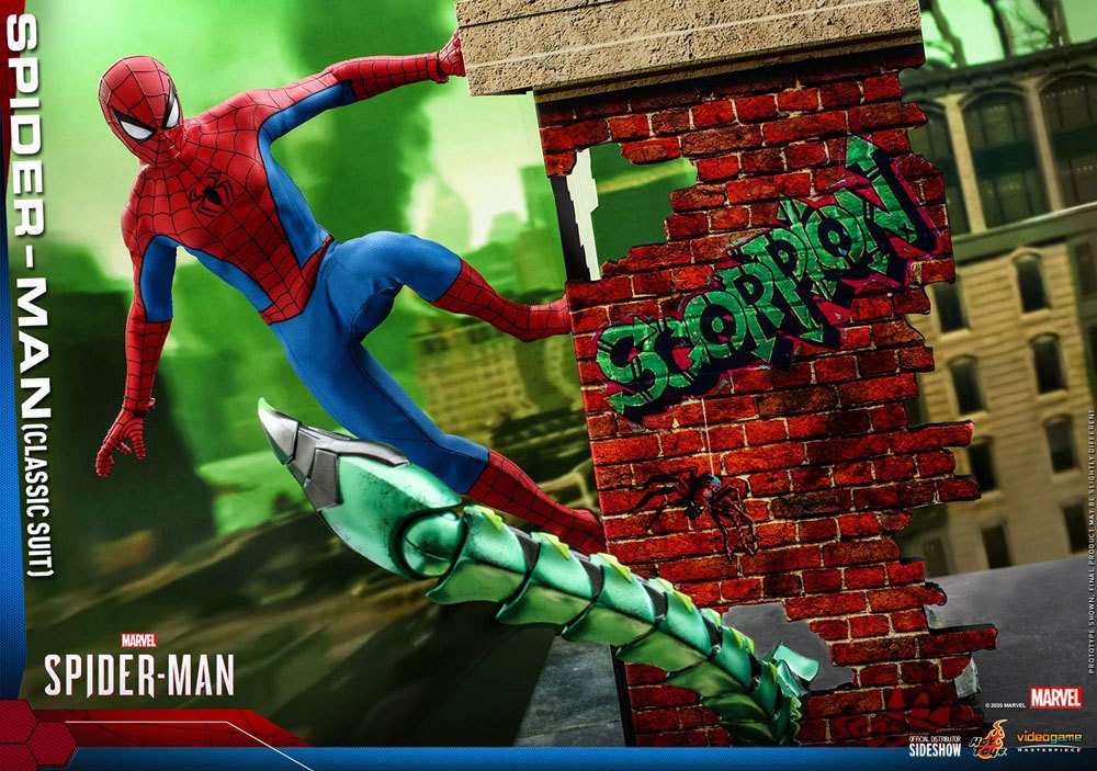 Marvel's Spider-Man Video Game Masterpiece Action Figure 1/6 Spider-Man (Classic Suit) 30 cm