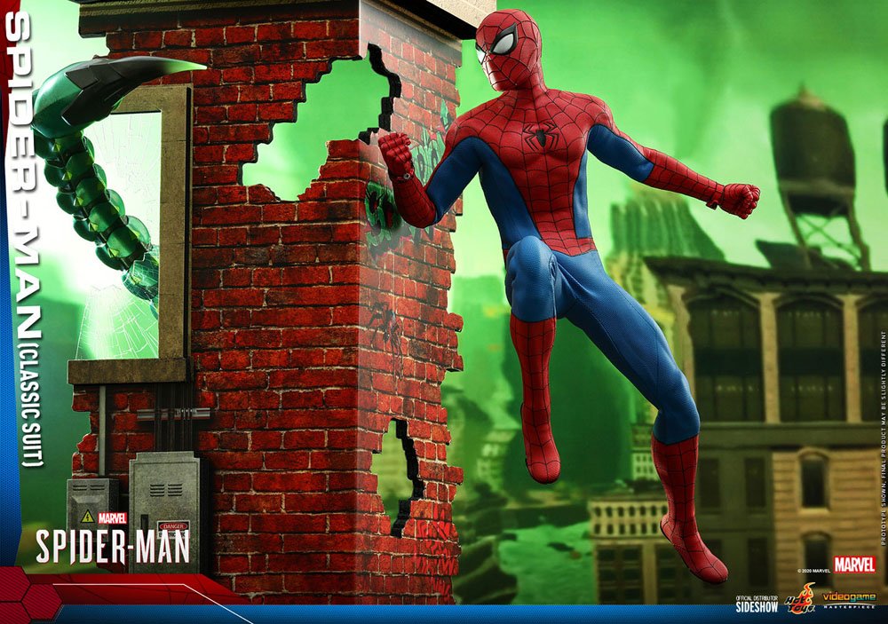 Marvel's Spider-Man Video Game Masterpiece Action Figure 1/6 Spider-Man (Classic Suit) 30 cm