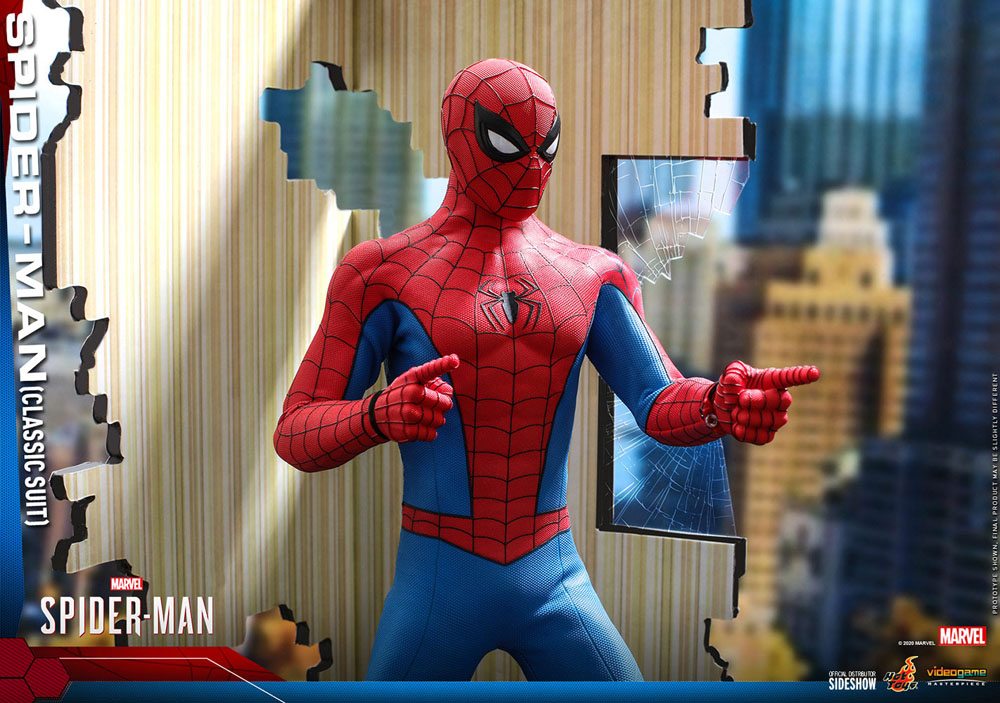 Marvel's Spider-Man Video Game Masterpiece Action Figure 1/6 Spider-Man (Classic Suit) 30 cm