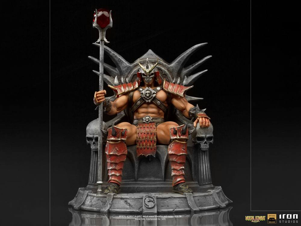 Mortal Kombat Deluxe BDS Art Scale Statue 1/10 Shao Khan 25 cm