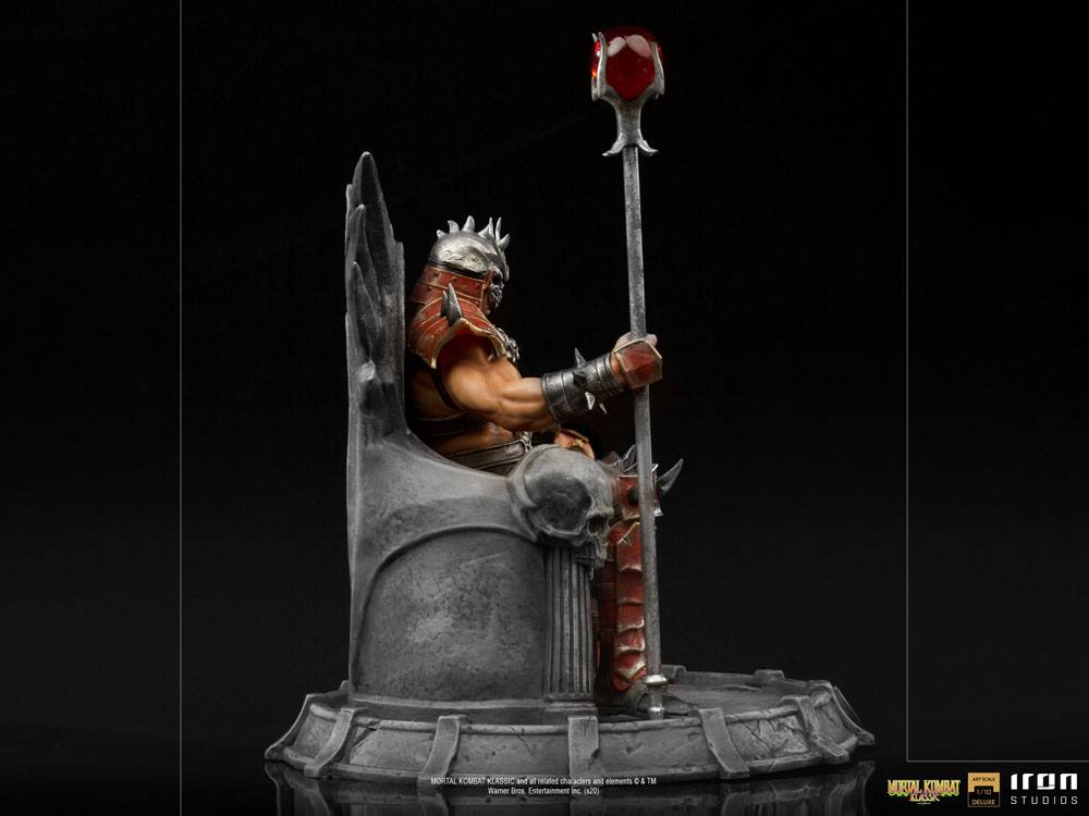 Mortal Kombat Deluxe BDS Art Scale Statue 1/10 Shao Khan 25 cm