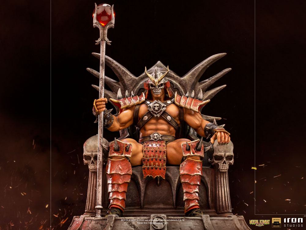Mortal Kombat Deluxe BDS Art Scale Statue 1/10 Shao Khan 25 cm