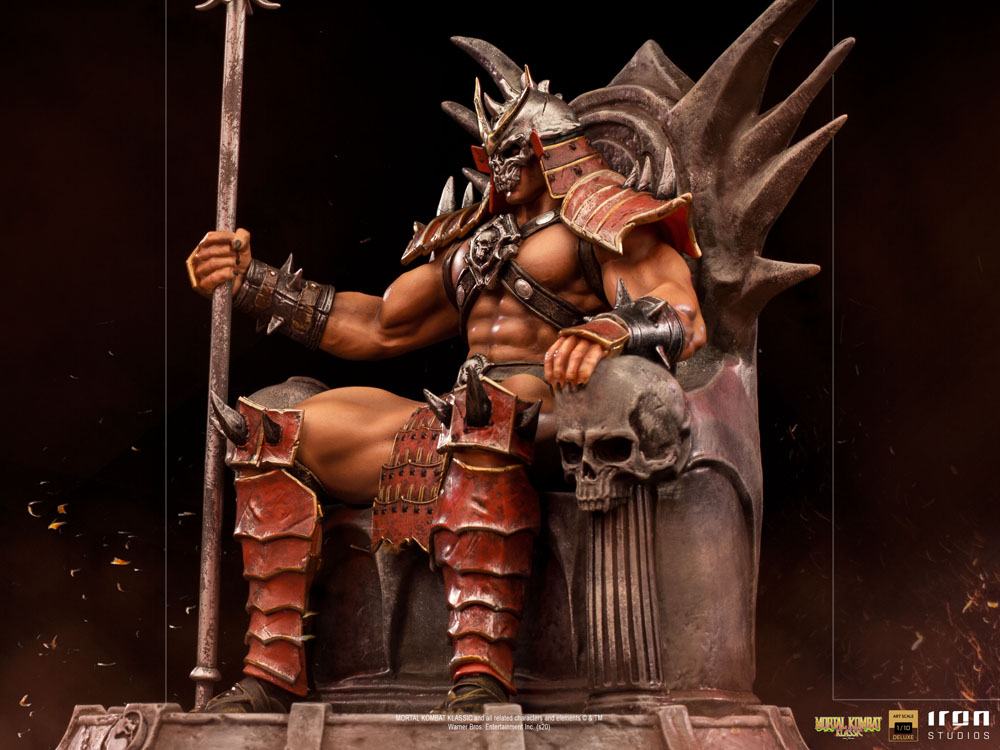 Mortal Kombat Deluxe BDS Art Scale Statue 1/10 Shao Khan 25 cm