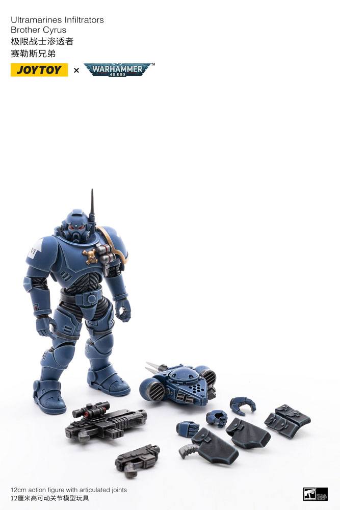 Warhammer 40k Action Figure 4-Pack 1/18 Ultramarines Infiltrators 12 cm