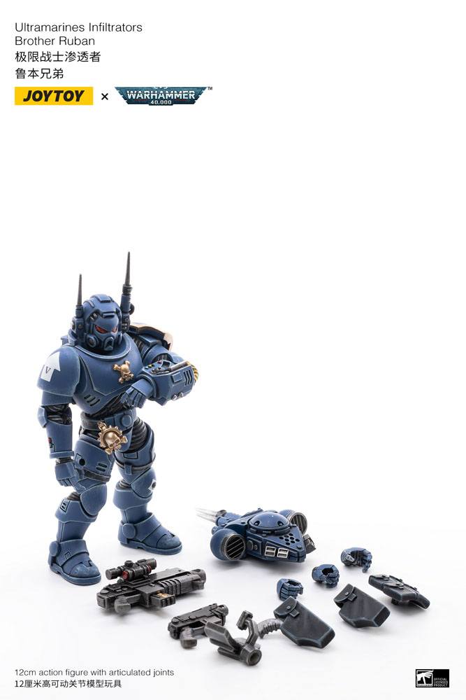 Warhammer 40k Action Figure 4-Pack 1/18 Ultramarines Infiltrators 12 cm