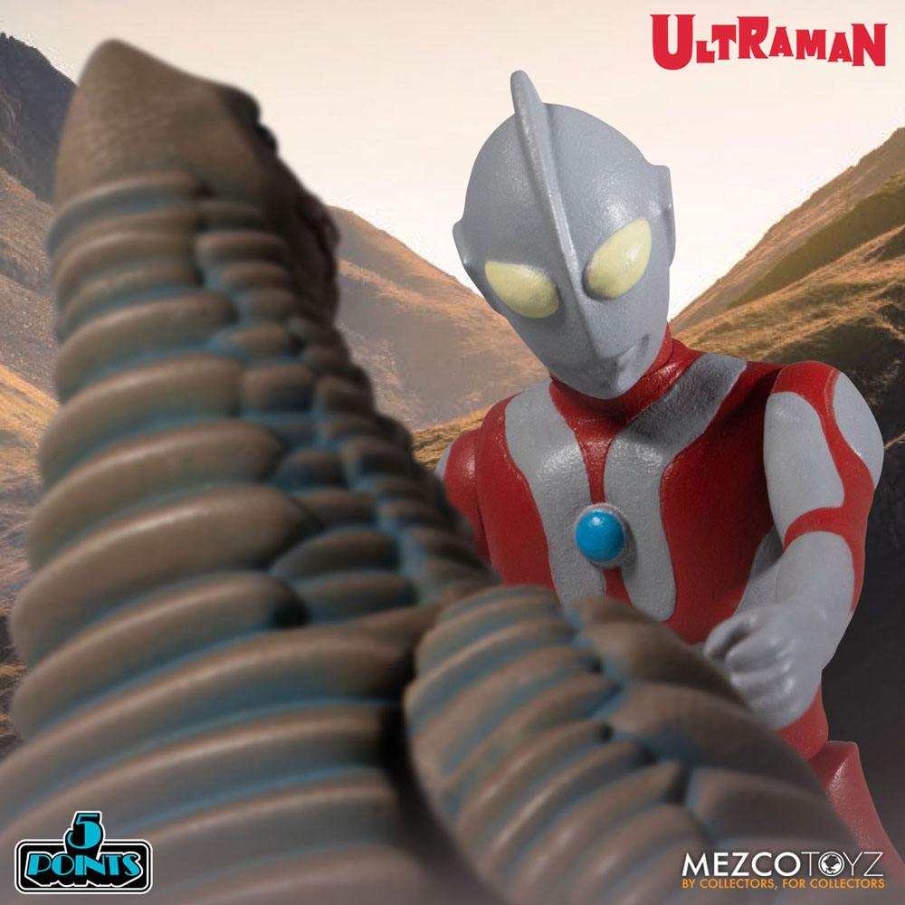 Ultraman 5 Points Action Figures Ultraman & Red King Boxed Set