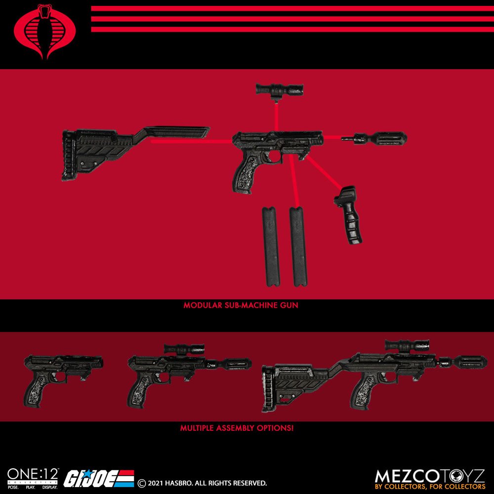 One:12 G.I. Joe Light-Up Destro 17 cm