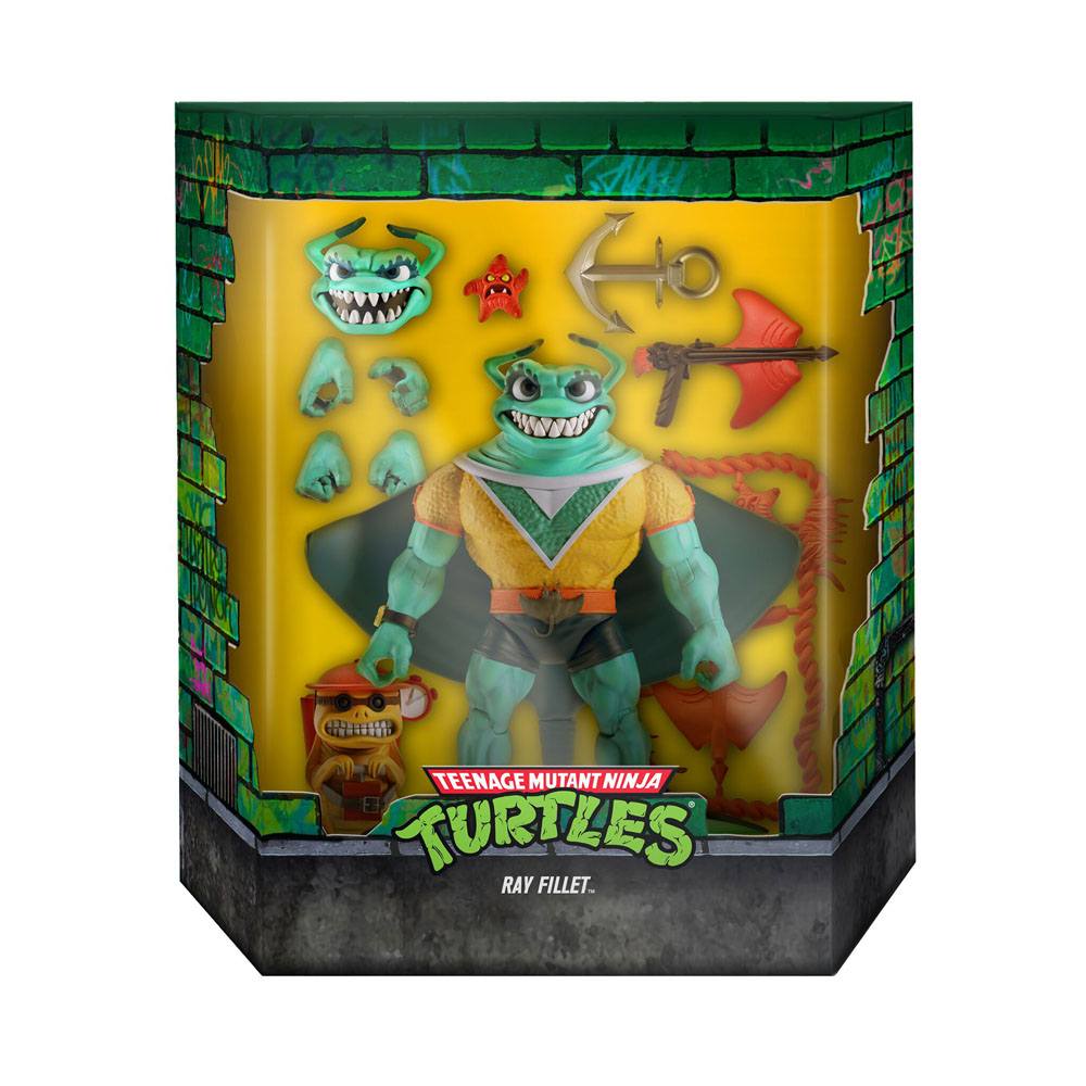 Teenage Mutant Ninja Turtles Ultimates Action Figure Ray Fillet 18 cm