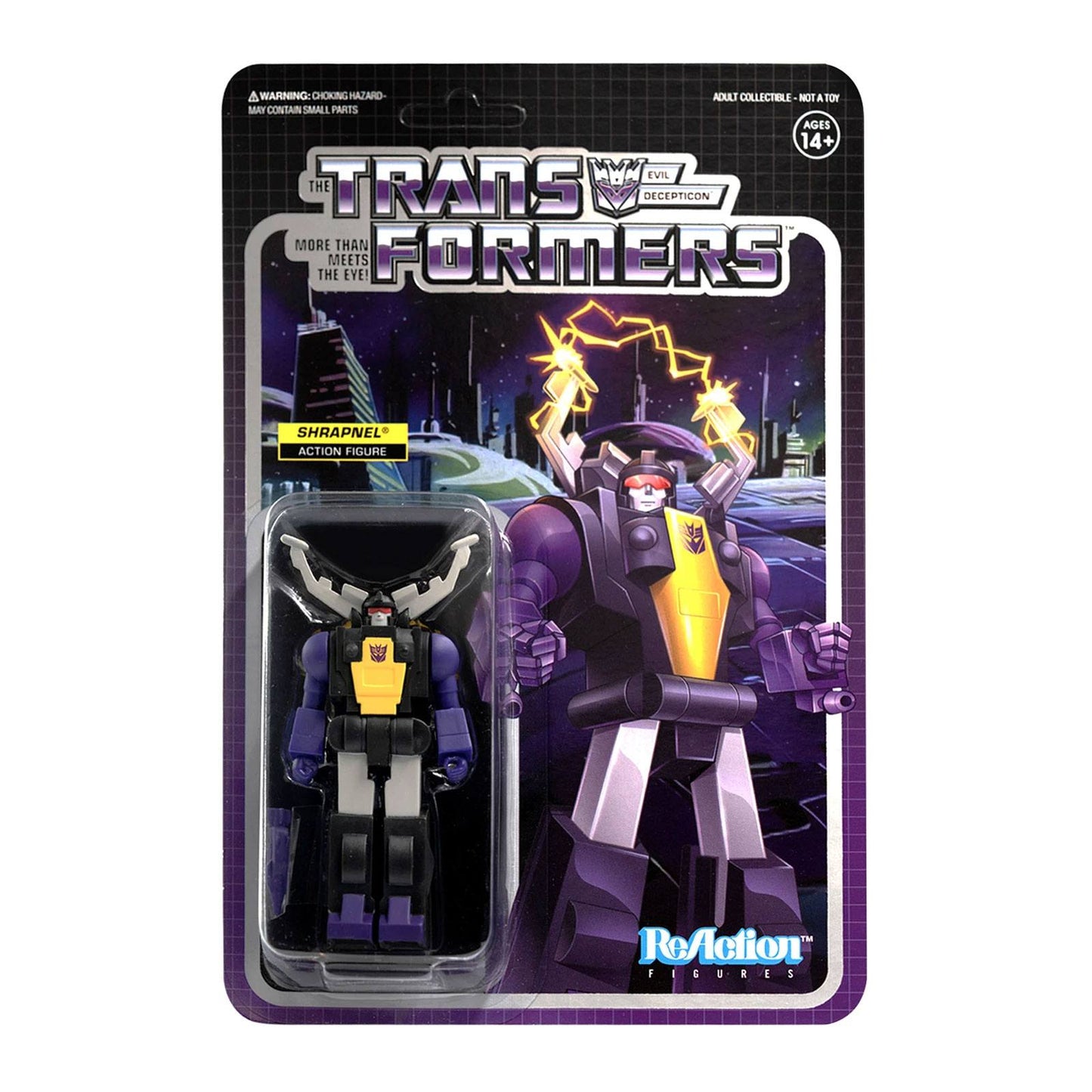 Transformers ReAction Action Figure Wave 2 Shrapnel 10 cm