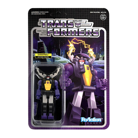 Transformers ReAction Action Figure Wave 2 Shrapnel 10 cm