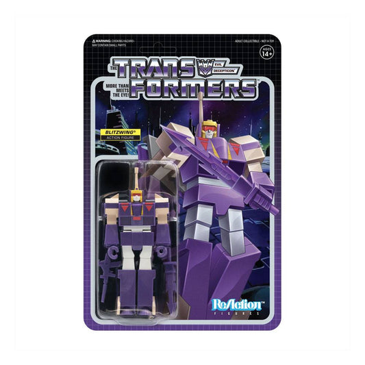 Transformers ReAction Action Figure Wave 3 Blitzwing 10 cm