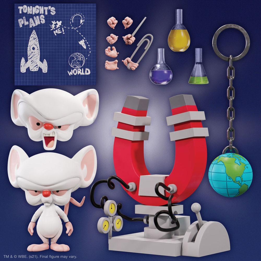 Animaniacs Ultimates Action Figure Brain 18 cm