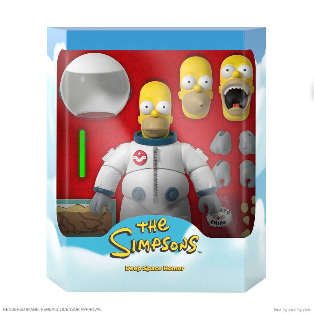 The Simpsons Ultimates Action Figure Deep Space Homer 18 cm