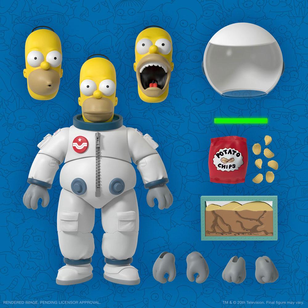 The Simpsons Ultimates Action Figure Deep Space Homer 18 cm