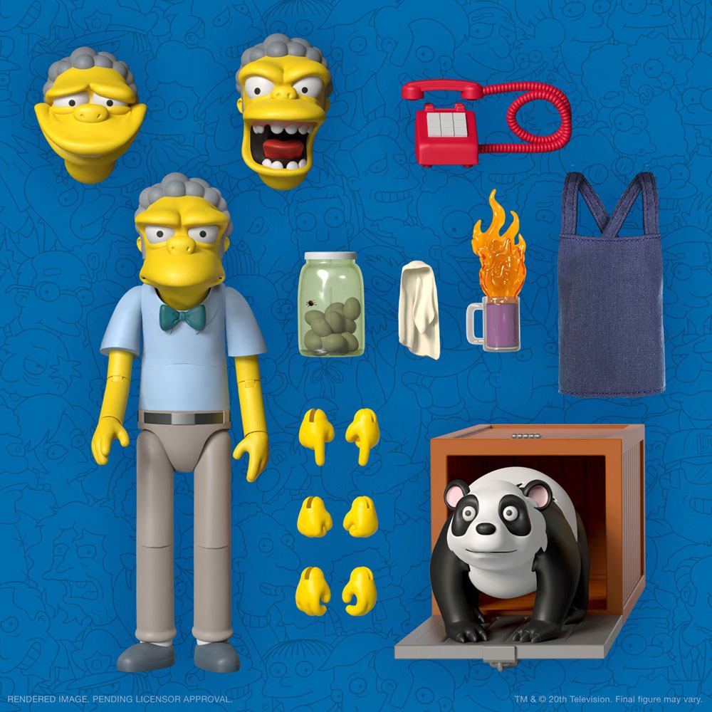 The Simpsons Ultimates Action Figure Moe 18 cm