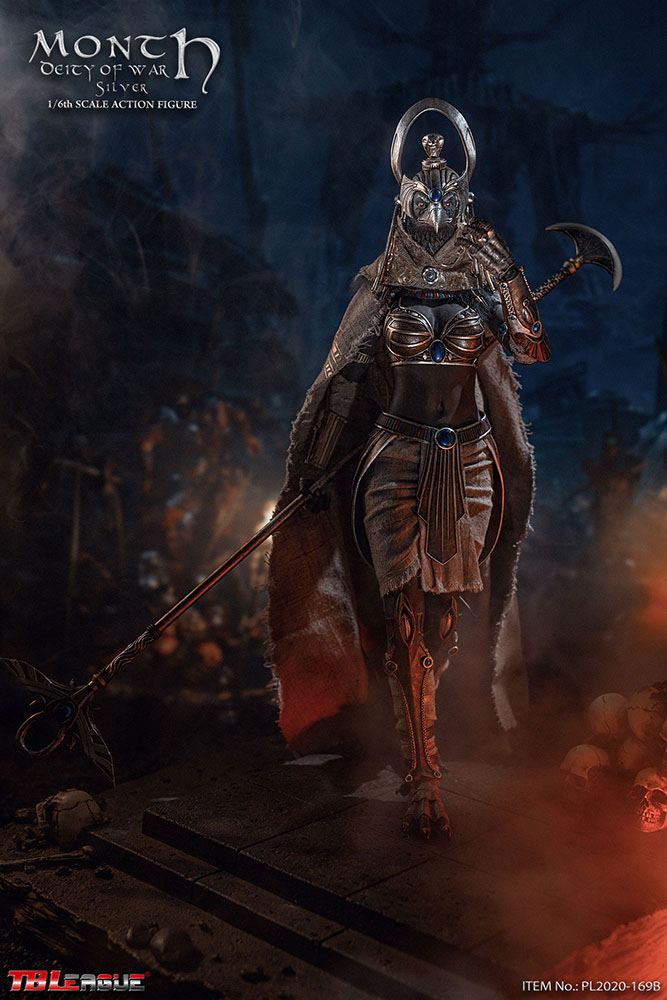 Month Deity of War Action Figure 1/6 Silver Edition 30 cm