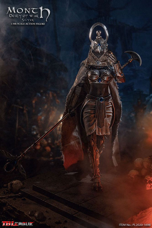 Month Deity of War Action Figure 1/6 Silver Edition 30 cm
