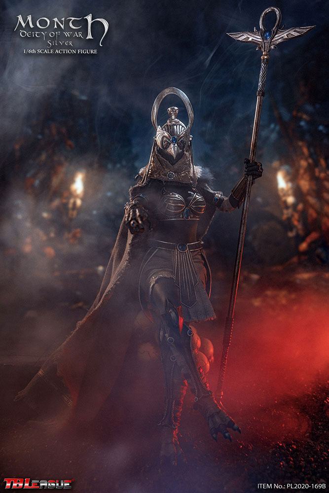Month Deity of War Action Figure 1/6 Silver Edition 30 cm