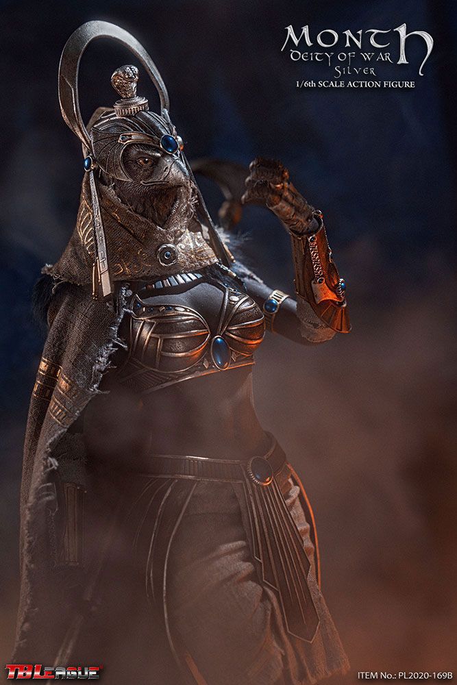 Month Deity of War Action Figure 1/6 Silver Edition 30 cm