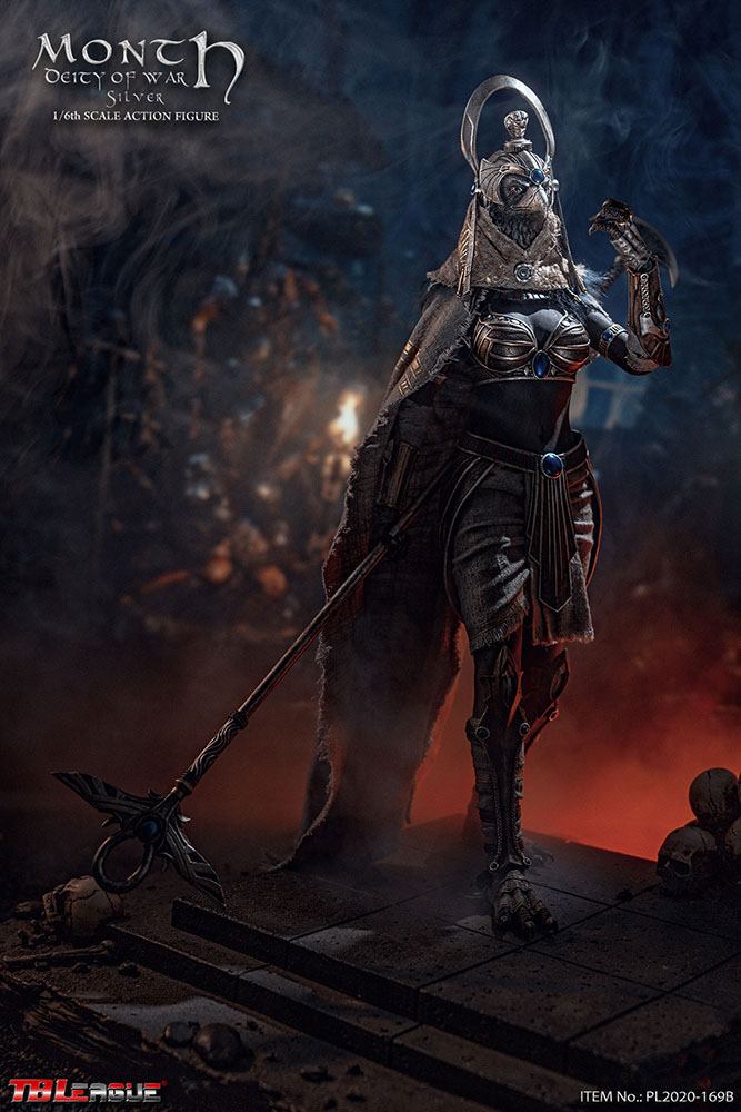 Month Deity of War Action Figure 1/6 Silver Edition 30 cm