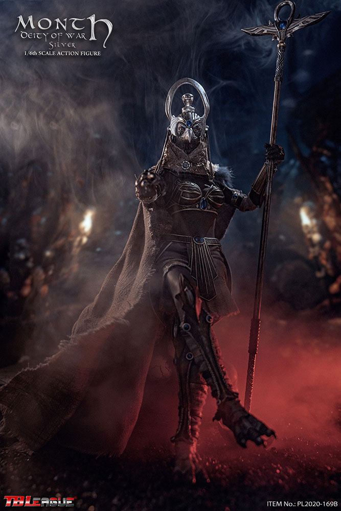 Month Deity of War Action Figure 1/6 Silver Edition 30 cm