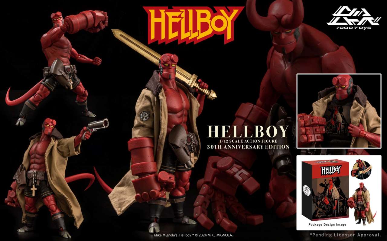 Hellboy 30th ann edition 1/12 scale af