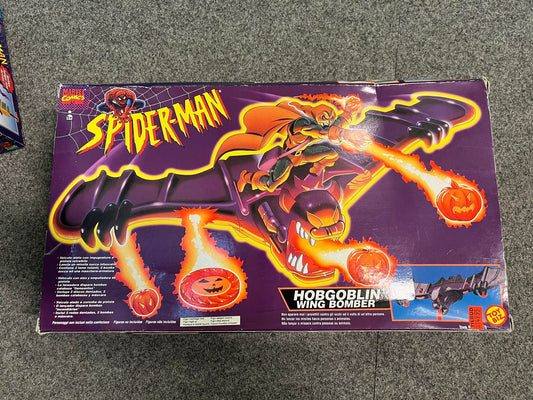 Spider Man Hobgoblin Wing Bomber Toy Biz (Brugt)
