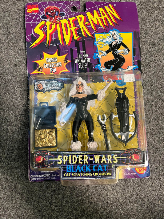 Spider-man The New Animated Series Black Cat Toy Biz (Brugt)