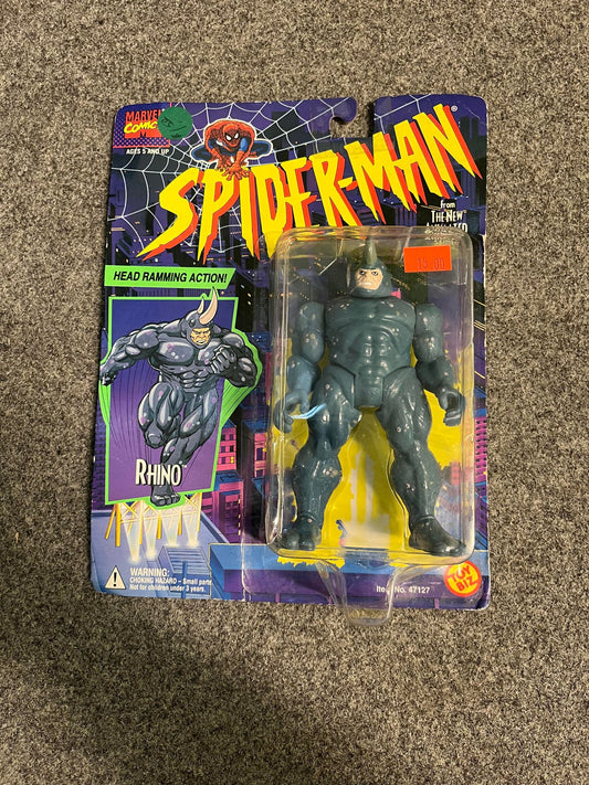 Spider-man The New Animated Series Rhino Toy Biz (Brugt)