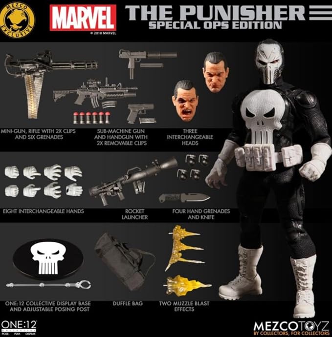 Mezco One:12 Punisher Special Operations Edition - SDCC 2018
