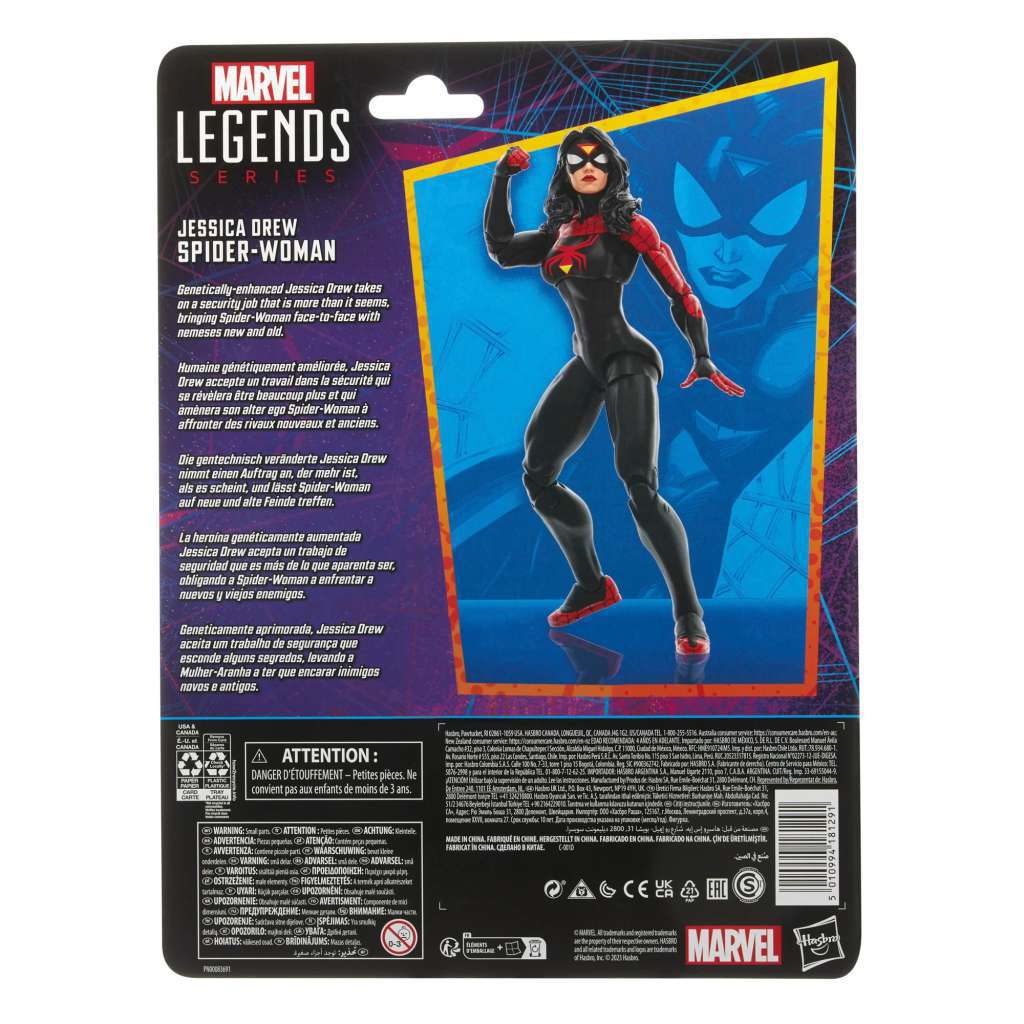 Marvel Legends Retro Jessica Drew Spider-Woman 15 cm