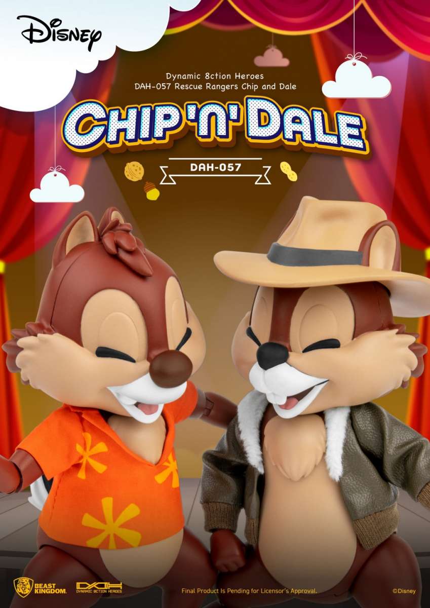 Disney: Rescue Rangers Chip and Dale 1:9 Scale Figure
