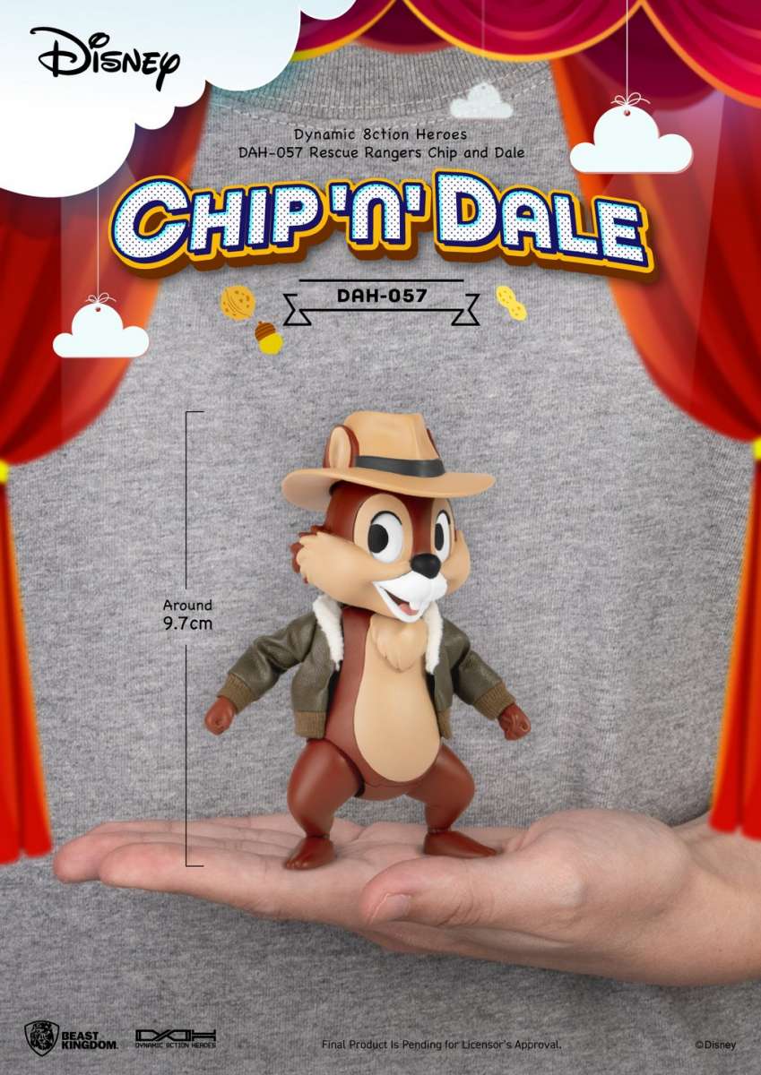 Disney: Rescue Rangers Chip and Dale 1:9 Scale Figure