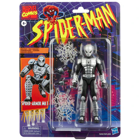 Spider-Man Retro Marvel Legends Spider-Armor MK I 6