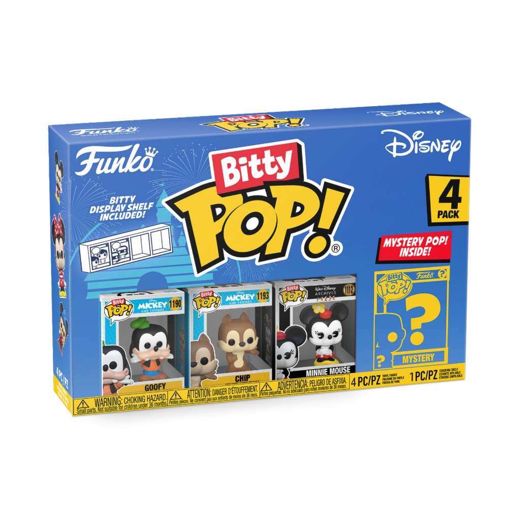 Bitty! Pop: Disney - Goofy 4-Pack